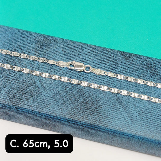 Cadena eslabón Valentino | 65 cm - 2 mm