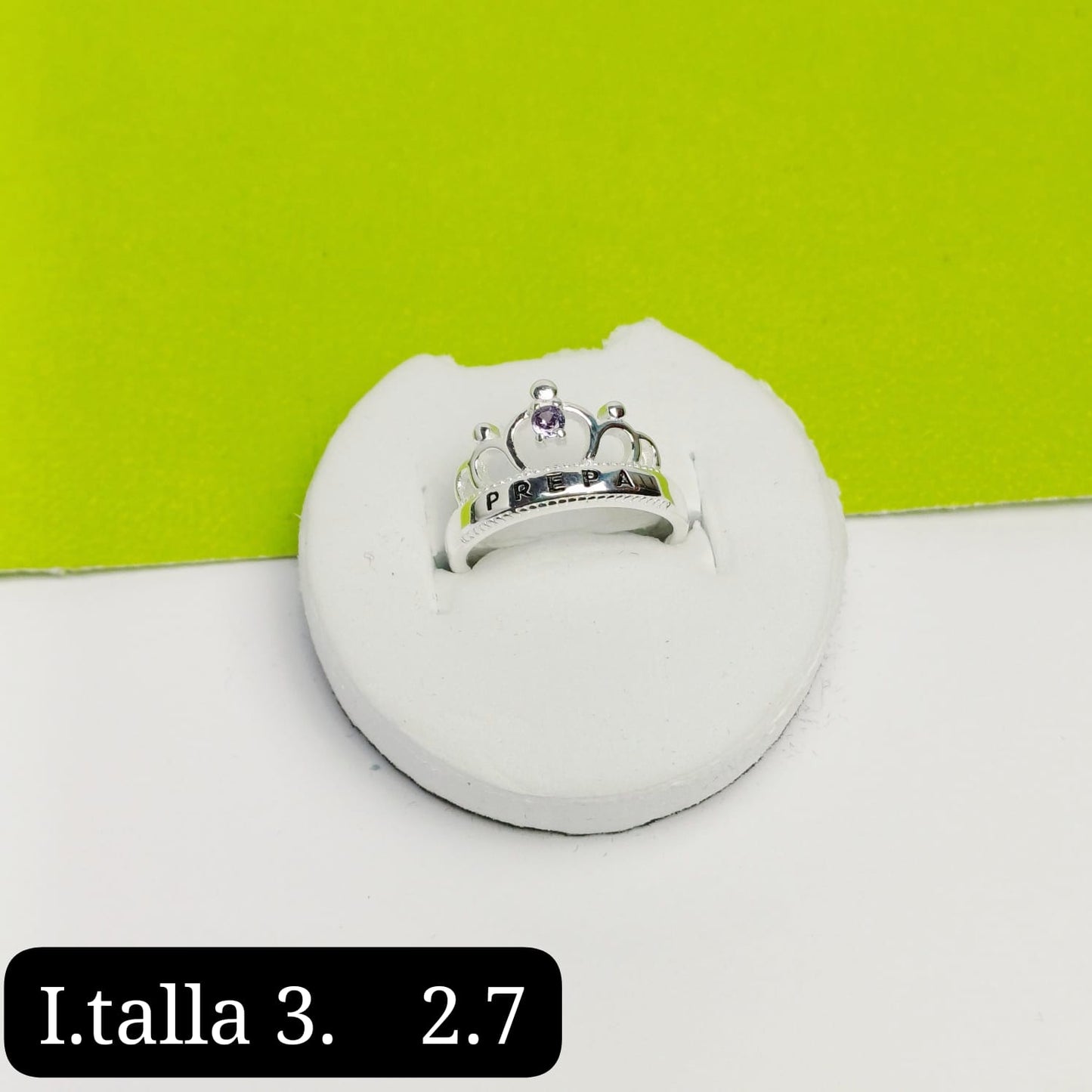 Anillo de graduación preparatoria