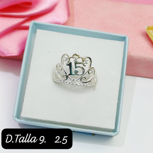 Anillo de 15 años | 9 US