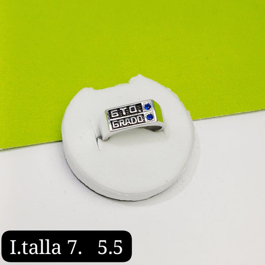 Anillo de graduación 6to grado