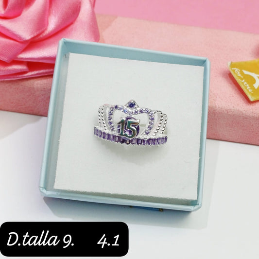Anillo de 15 años | 9 US