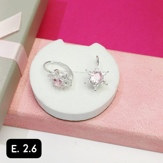 Arete rosado