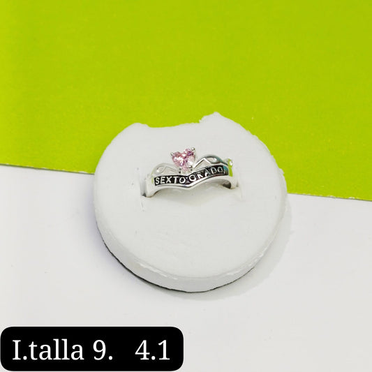 Anillo de graduación 6to grado