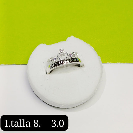Anillo de graduación 6to grado