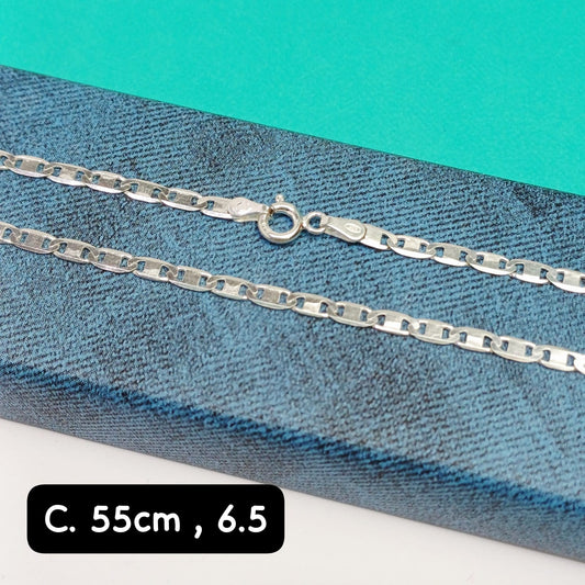 Cadena eslabón Valentino| 55 cm - 3 mm