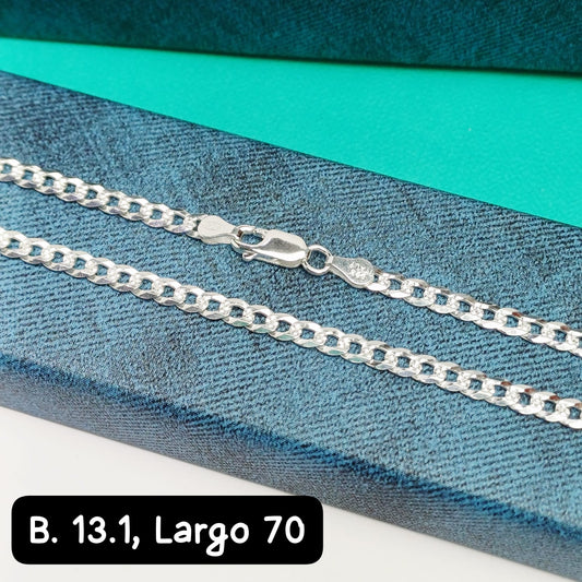 Cadena eslabón Martillado | 70 cm - 4 mm