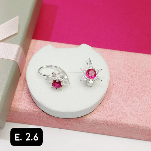 Arete  fucsia
