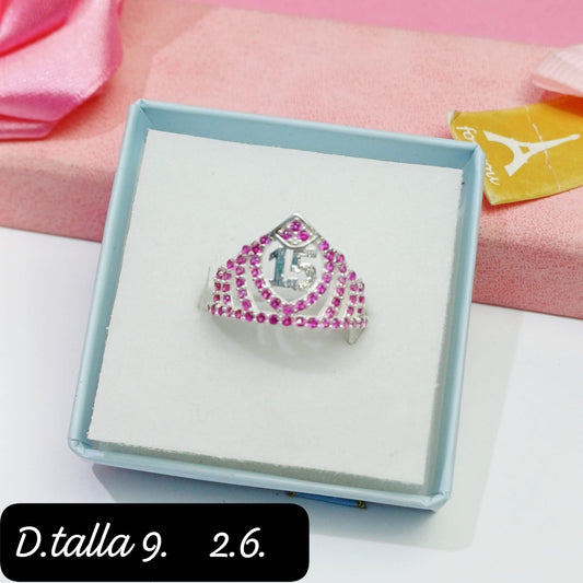 Anillo de 15 años | 9 US