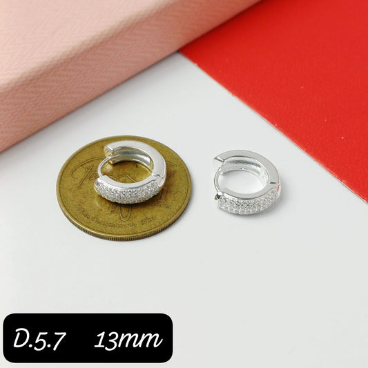 Argolla de micro zirconia | 13mm