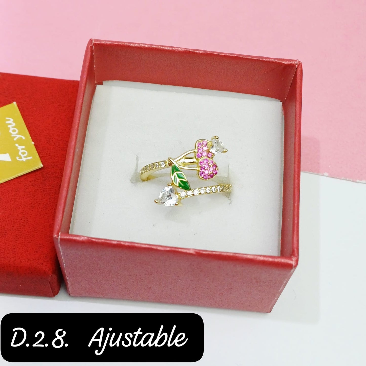 Anillo de cereza  | 7 US
