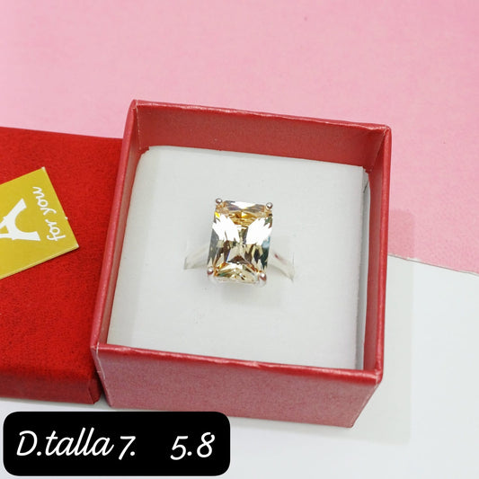 Anillo rectangular | 7 US