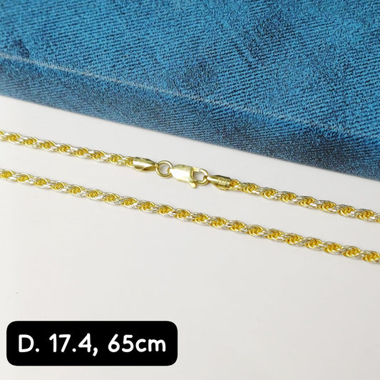 Cadena eslabón Lacito| 65 cm - 2 mm