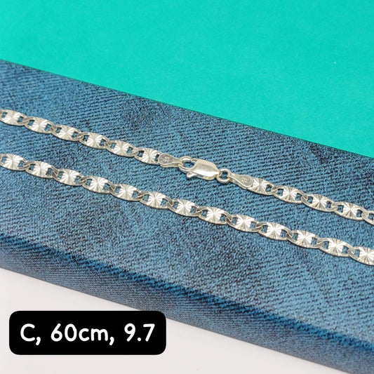 Cadena eslabón Valentino| 60 cm -  3 mm