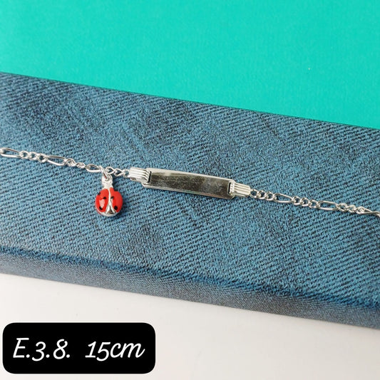 Pulsera para niña de mariquita