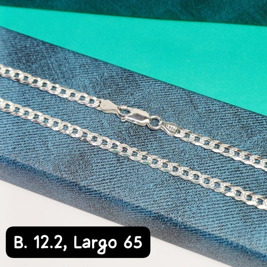 Cadena eslabón Martillado| 65 cm - 4 mm