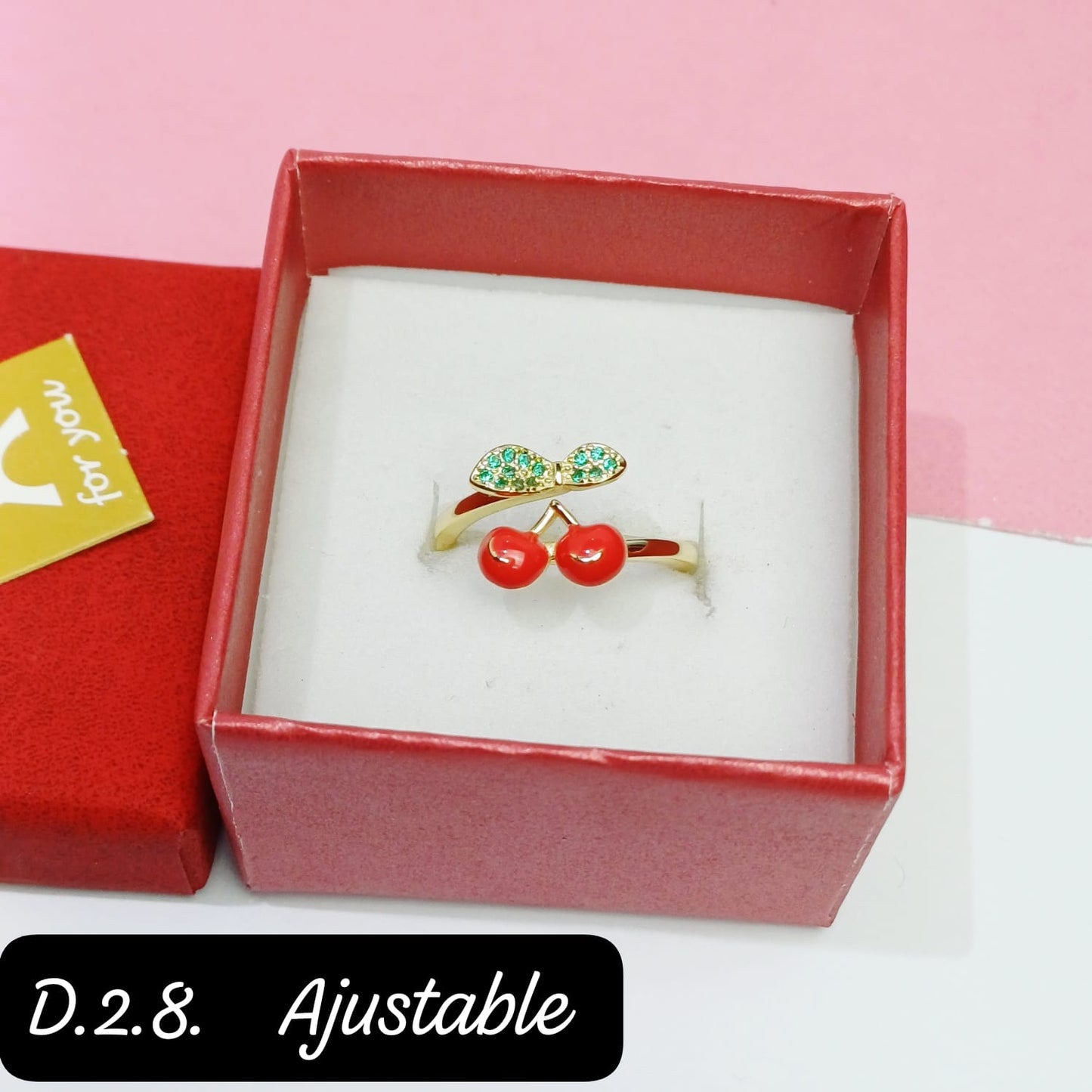 Anillo de cereza  | 7 US