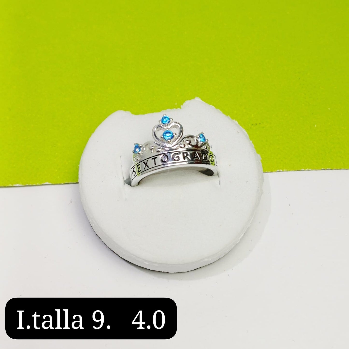 Anillo de graduación 6to grado