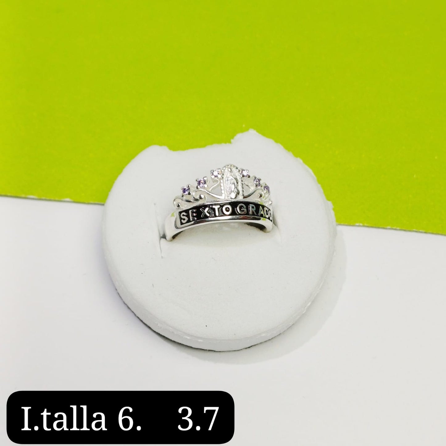 Anillo de graduación 6to grado