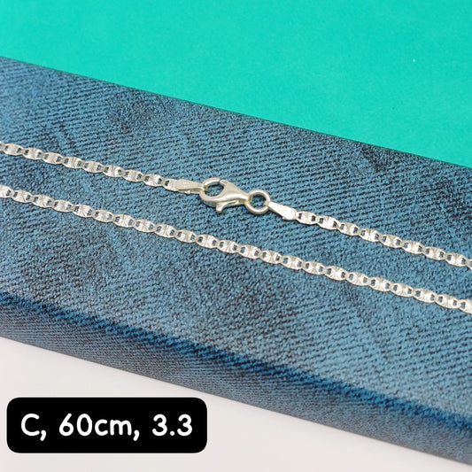 Cadena eslabón Valentino| 60 cm -  2 mm