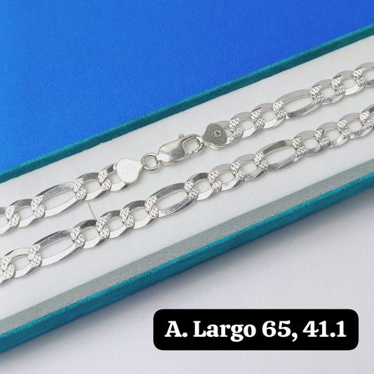 PAE781 - Cadena eslabón Figaro | 65cm -  4 mm