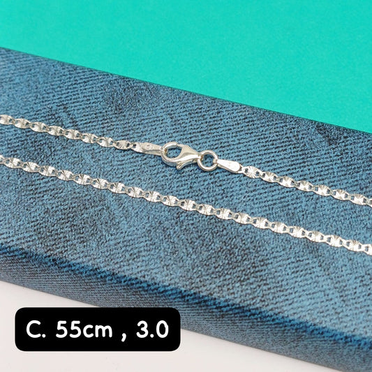 Cadena eslabón Valentino| 55 cm - 2 mm