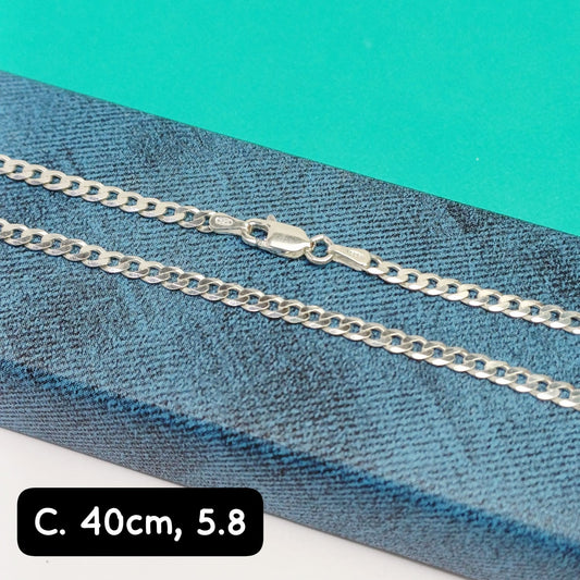 Cadena eslabón martillado | 40 cm - 3 mm