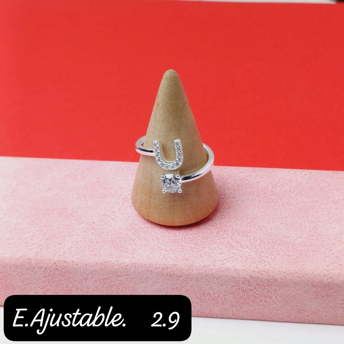 Anillo de letra "U" | 7US